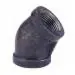 Macomb Group D.BM45L 1/2 Std Blk Mi 45 Ell