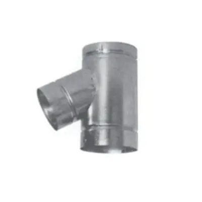 Selkirk 106134 Gas Vent Wye 6 Inch x 6 Inch x 4 Inch