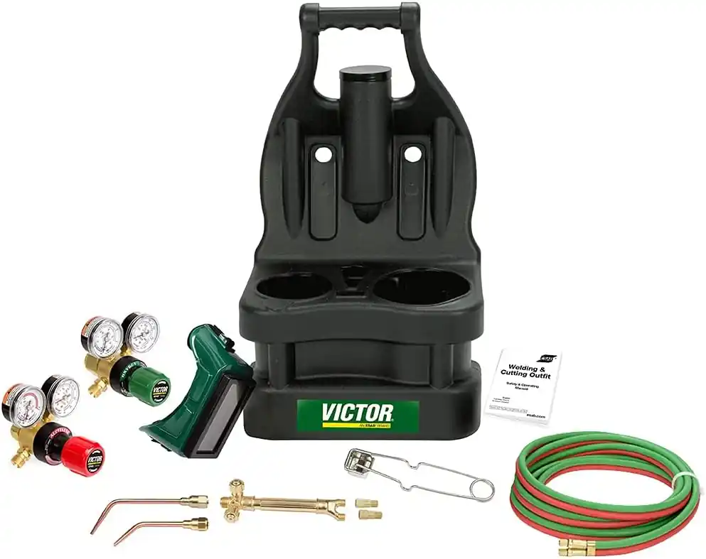 ESAB 0384-0945 Victor G150 J-P Light Duty Gas Welding Outfit Tote Kit Without Tanks