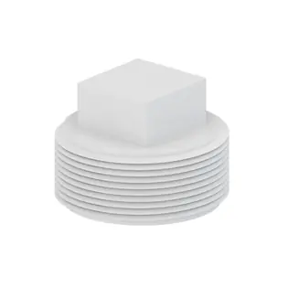 Tigre 36-6572 Cleanout Threaded Raised Plug 4 inches SDR35 SW