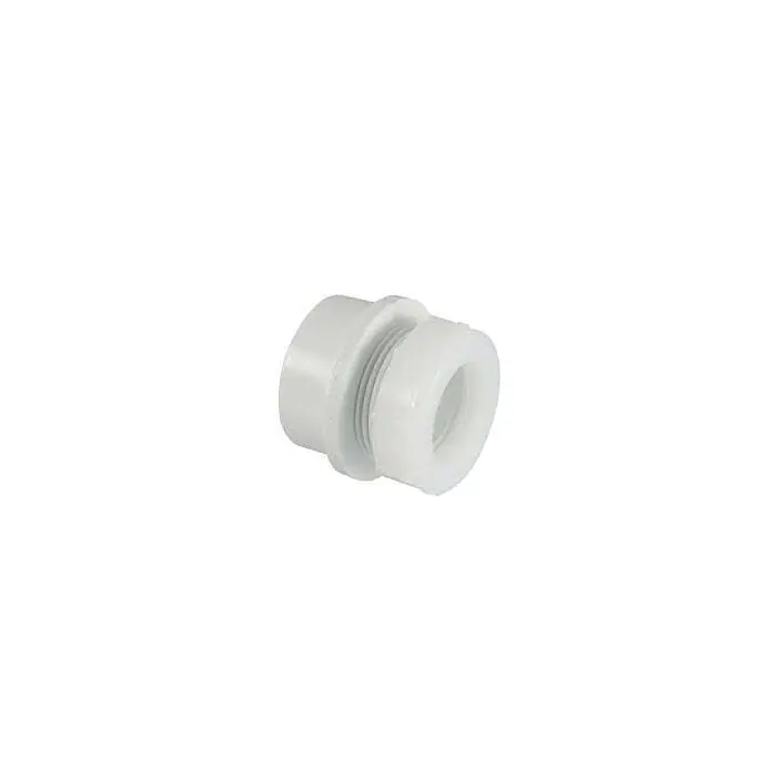 TIGRE 103-P-3212 PVC DWV Male Trap Adapter w/ Plastic Nut - Spigot x Slip