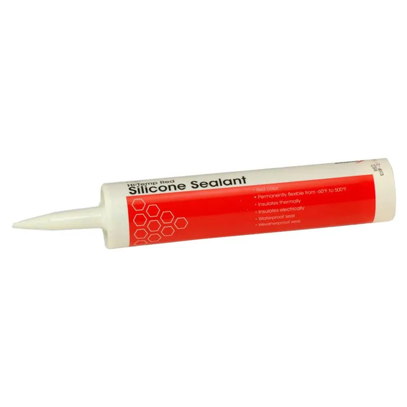 DIVERSITECH 876765 Silicone Sealant Hi-Tem Red, 10.1 oz
