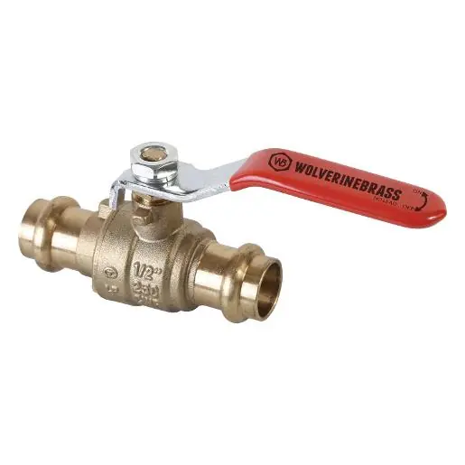 Ppg 56270NL Wolverine Brass ProSeries 1/2 inches Press Ball Valve