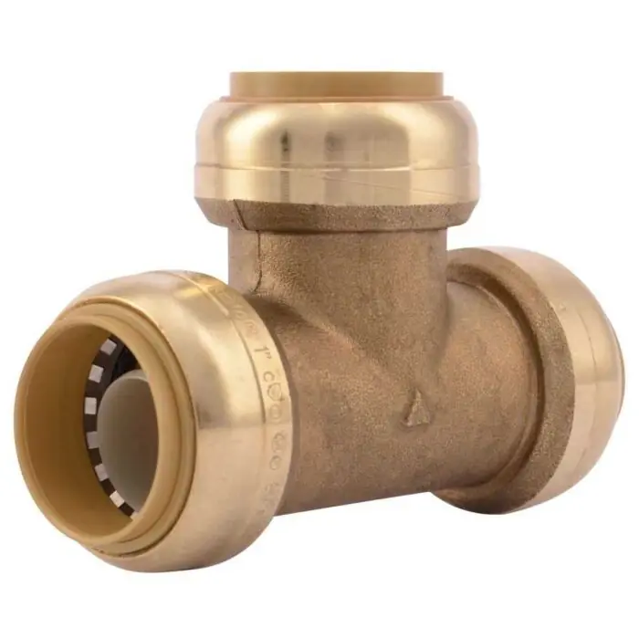 Reliance Worldwide Corporation U374LF Sharkbite Pipe Tee 1 in Push-Fit