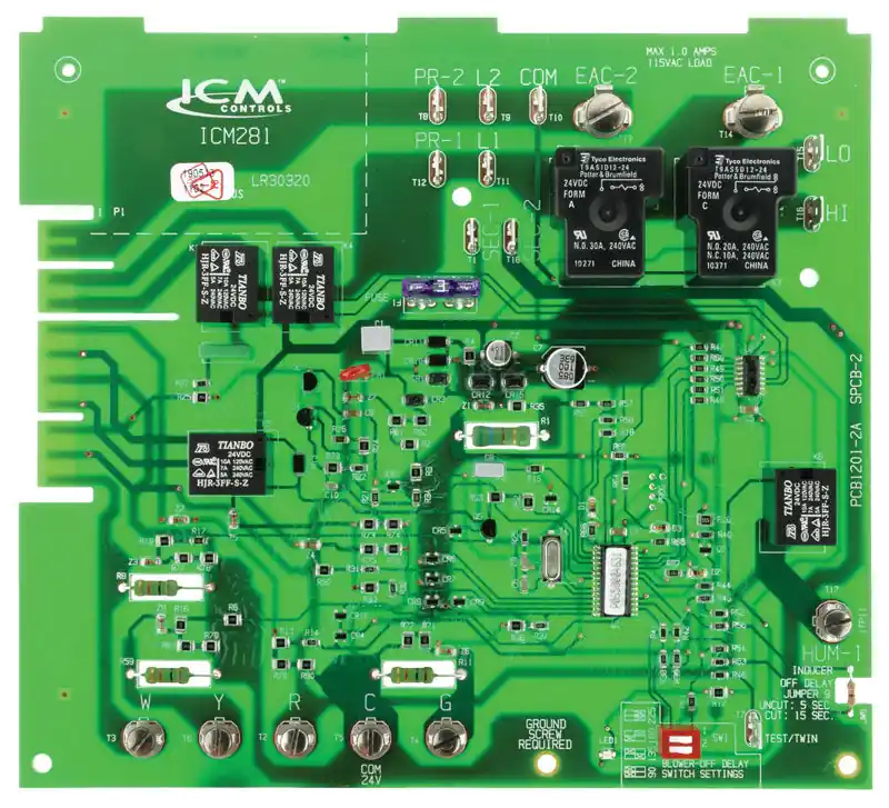 RHEEM 47-ICM281 Furnace Control Board 98-132VAC REPLACEMENT CES0110057-00
