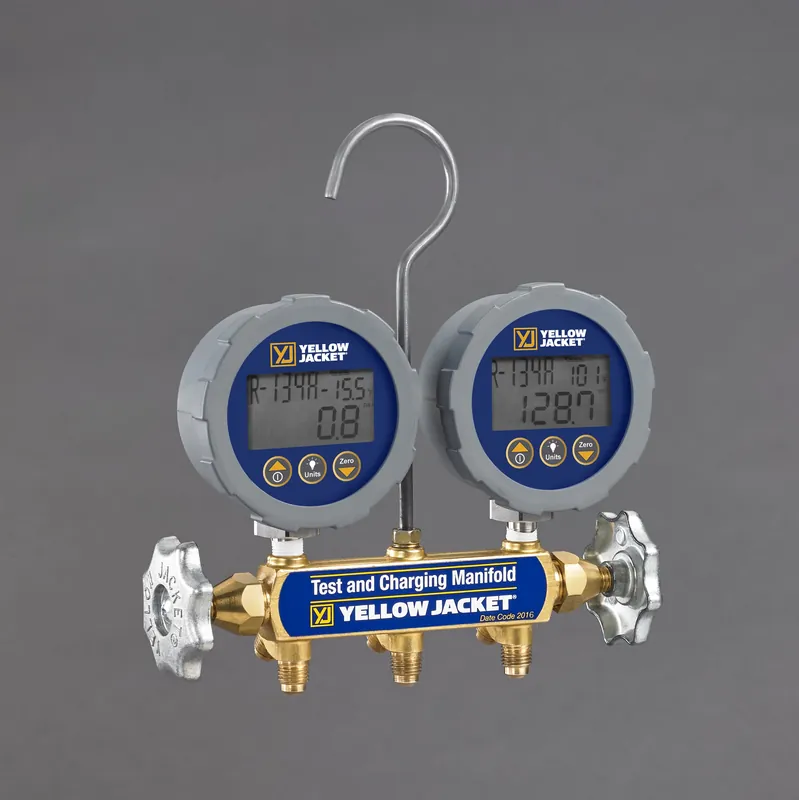 RITCHIE ENGINEERING 46060 Yellow Jacket Series 41 Digital Manifold 2 Pcs 800 PSI