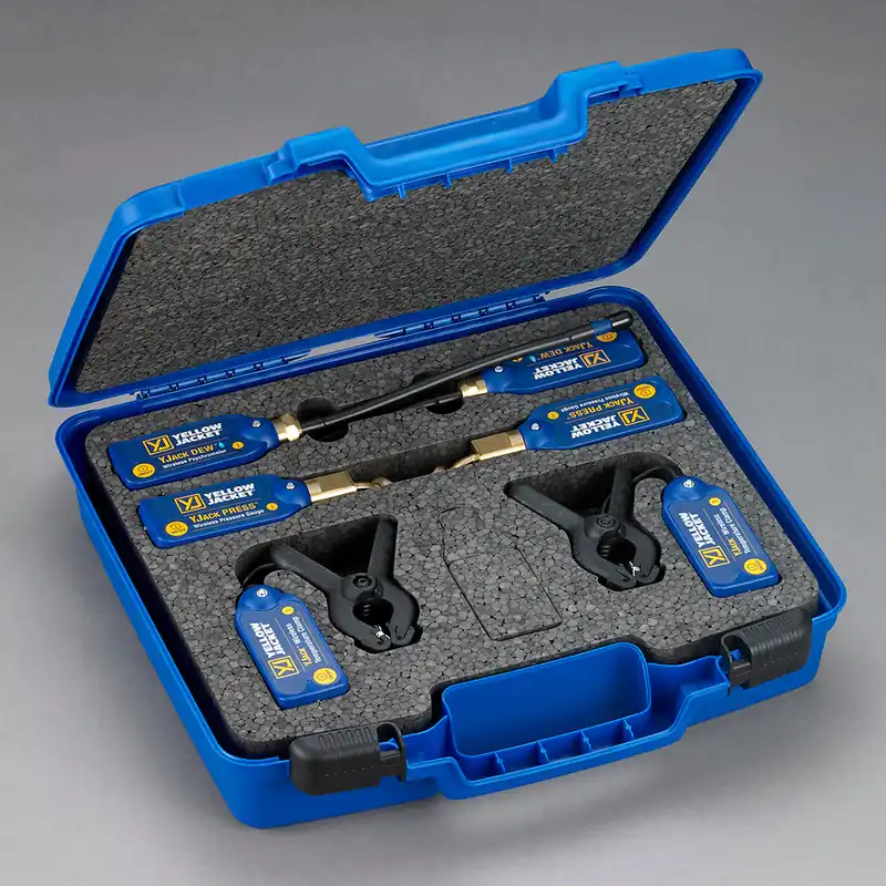 Ritchie Engineering 67073 Yellow Jacket YJACK Wireless Refrigerant Charging & Air Kit
