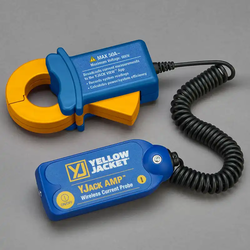 Ritchie Engineering 67067 Yellow Jacket YJACK Wireless Current Probe 50 A 1-1/5 Jaw Capacity