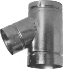 Selkirk 5RV4-FY 5 x 5 x 4 in 45 Degree Snap Lock 26 ga Fixed Wye