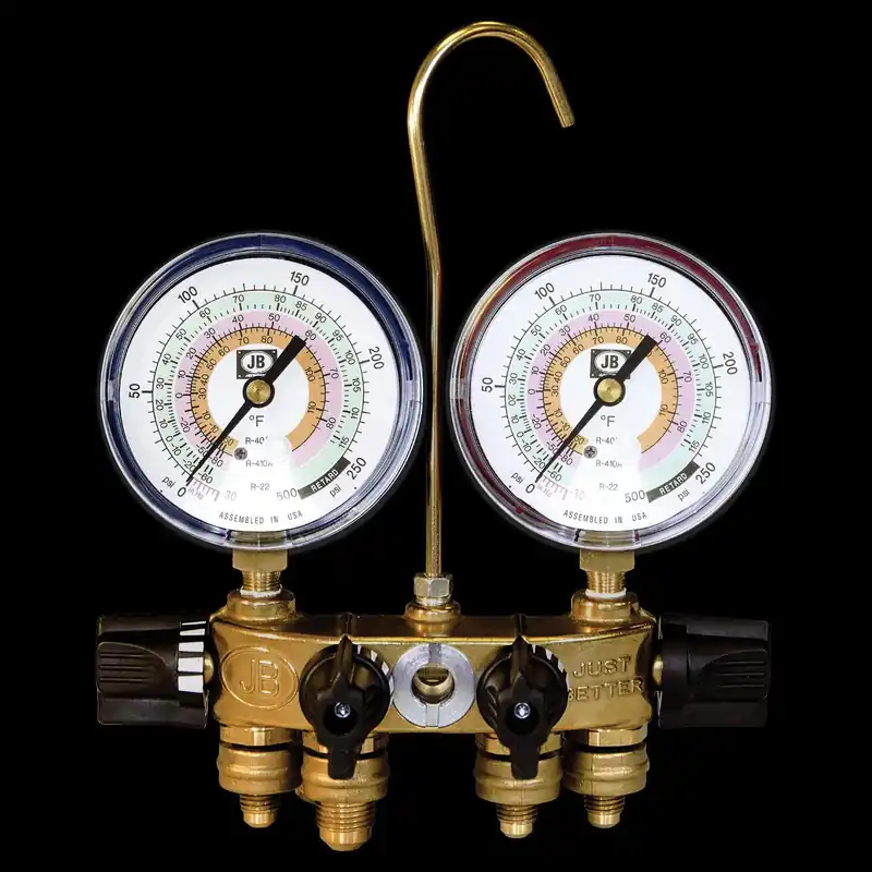 JB INDUSTRIES 26225 Revolver Ball Valve Manifold, Brass
