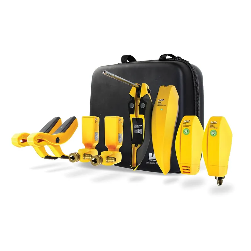 UEI HUB8 Smart Refrigerant Probes Deluxe Kit, 8 Pcs (Probes), Yellow/Black