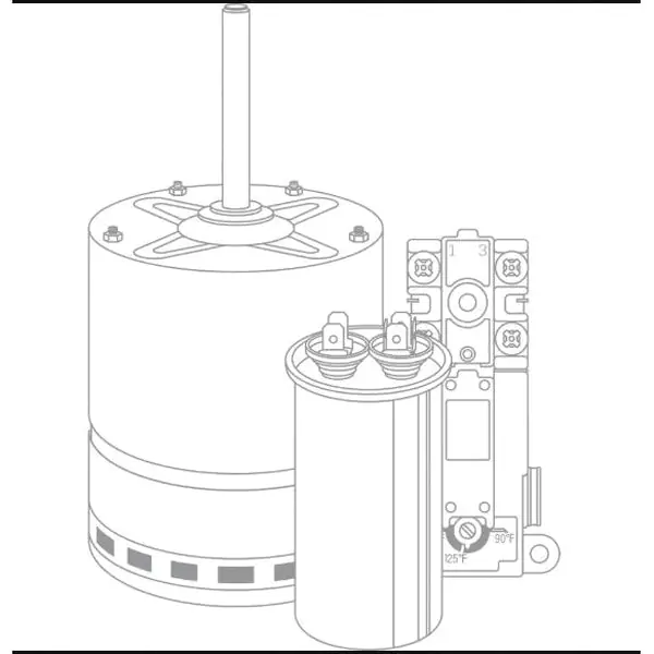 Rheem RXGW-M02 Two-Stage Upflow Furnace Kit