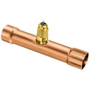 JB Industries A31338 Access Valve Swaged Braze Tee 1/2 x 1/2 x 1/4 in