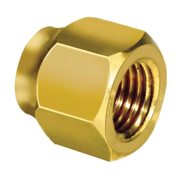 JB Industries A32600 Flared Tube Fitting 14 in Flared Brass