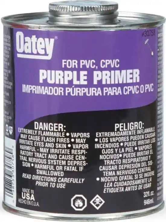 RHEEM 523007 Oatey PVC / CPVC Primer - 8 fl oz Dauber Can Purple