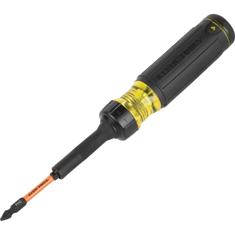 Klein Tools 32313HD Impact Rated Screwdriver, 9.3 in Overall Length, Cushion Grip Handle, 1/4 in Drive