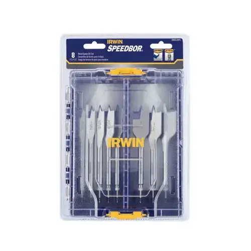 Black & Decker IWAX128PC 8 PC Pro Set Case Spade Bit