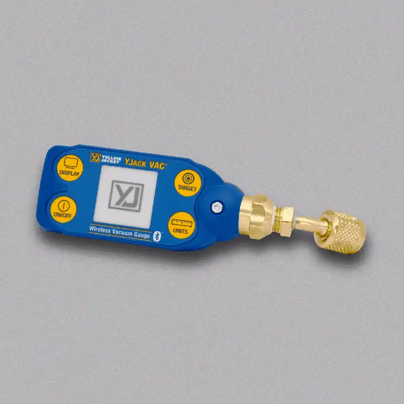 RITCHIE ENGINEERING 67066 Yellow Jacket YJACK VAC Wireless Vacuum Gauge 1 Micron 1/4 Quick Connect