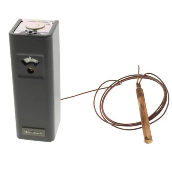 Teledyne Controls RE0093200 L6008G1009 Two Stage Aquastat Temperature Control With 6 feet Remote Bulb 130-230F