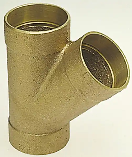 Copper Fitting E090050 Copper Wye 1-1/2 DWV