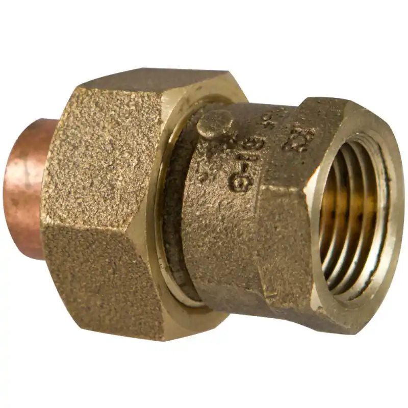 Copper Fitting B25860L Union 1/2 C X FIP Low Lead
