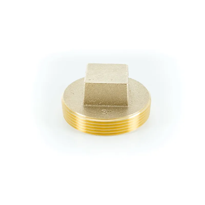 Pasco 1861 3 inches UPC Brass Clean Out Plug - RH