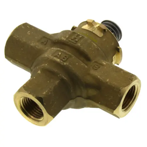 Honeywell Residential VCZNB6100 1/2 inches Female NPT Three Way Mixing/Diverting Zone Valve Body 3.7 Cv