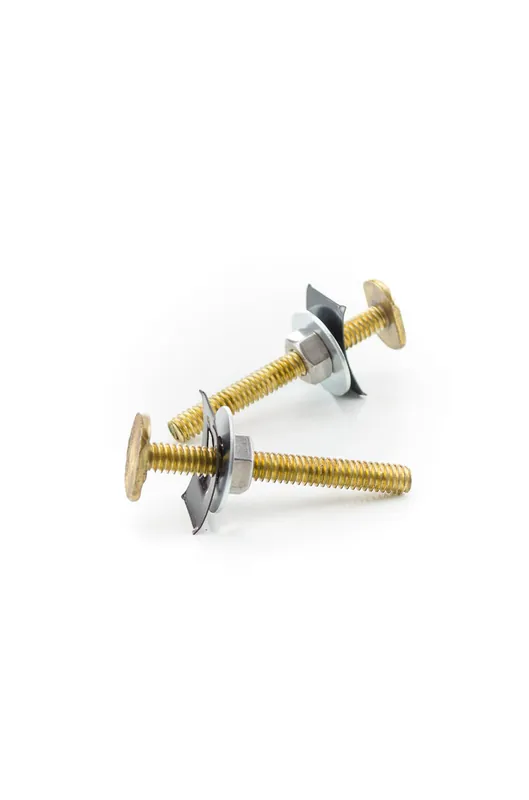 Pasco 102 Closet Bolt Set 1/4 in x 2-1/4 in L Thread