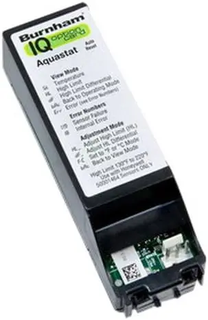 Us Boiler Company 102717-01 IQ - Aquastat Option Card Kit - Auto Reset