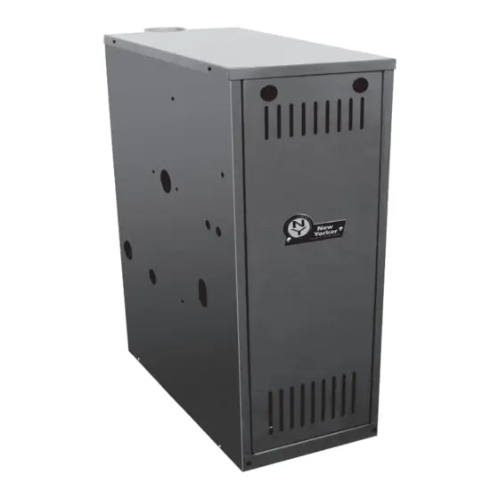 New Yorker 109634-01 CG-F Series Installation, Operating and Service Instructions