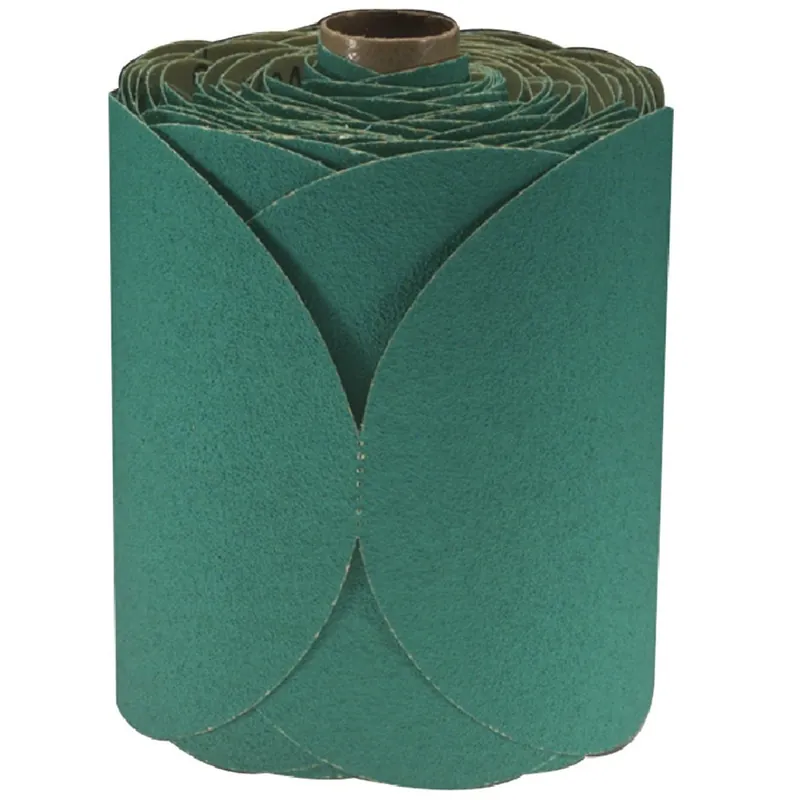 3M 7010325448 5 inches Dia 80 Grit Green Corps™ Aluminum Oxide PSA Disc