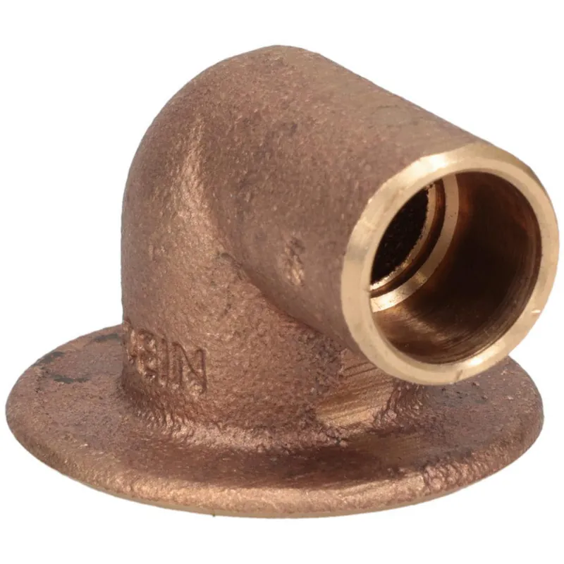 Copper Fitting B081050 Elbow 1/2 CXFIP Copper 90 Degree Flanged Sink Low Lead