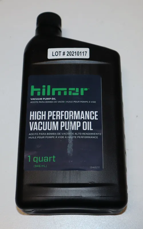Hilmore Hvac Tools 1948211 Vacuum Pump Oil 1 Quart