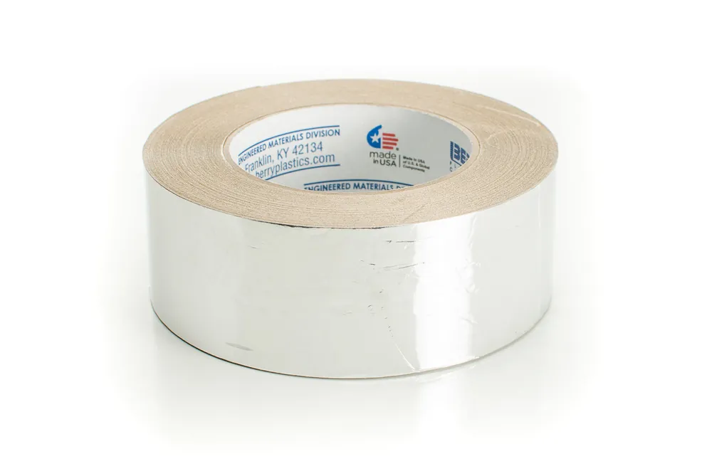Pasco 9123-R 2 inches x 50 Yd Aluminum Foil Duct Tape