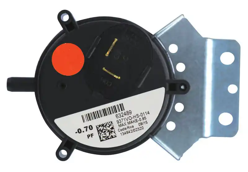 Nordyne 632489R Pressure Switch 0.70 inchesWC replacement 632489