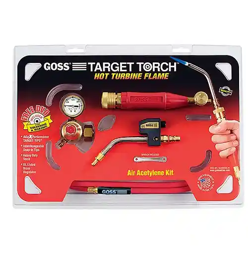 Goss KX-4B weld kit includes/b outlet-acetetylene regulator w/ga-5,ga-14