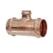 Pps 94772 ProPress Pipe Tee, 2 x 2 x 1 in, Press, Copper, Import