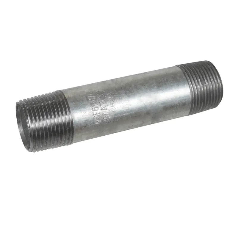 Matco NRLG054 1 feet' x 4 feet' R and L Galvanized Standard Nipple