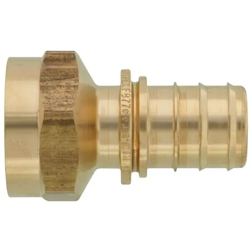Rehau 317182 Everloc+ x 3/4 inches NPT Brass Female Adapter (Lead Free)