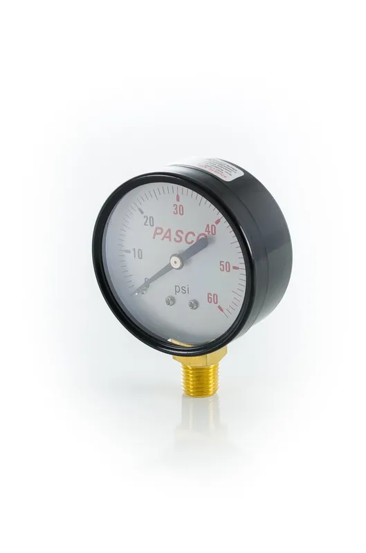 Pasco 1740 21/2 60 PSI PRESS GAUGE