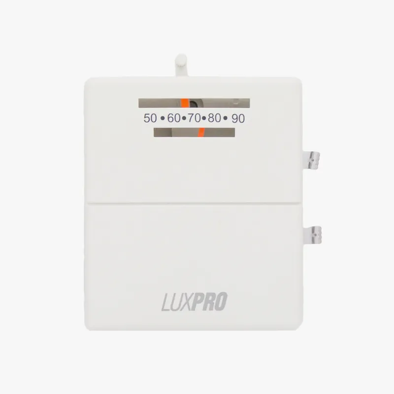 Lux Products PSM40-SA 24v/Millivolt Single Stage Heating And Cooling Snap Acting Thermostat 50-90F Replaces PSM40 PSM400