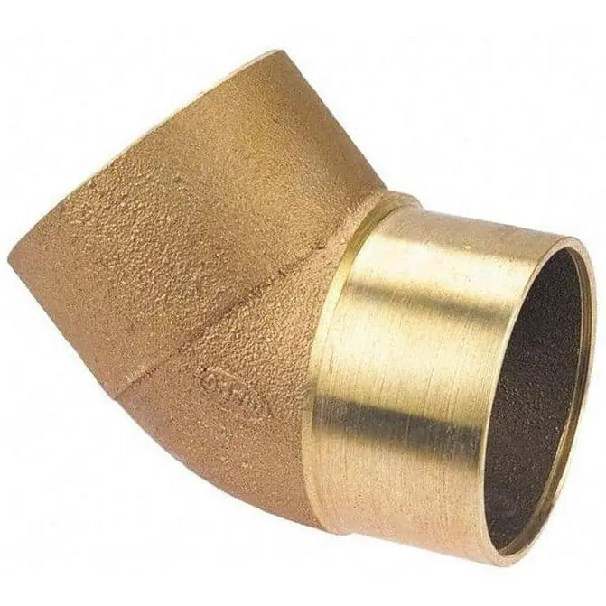 Copper Fitting B047100 Elbow 4 in Copper ST 45 Degree