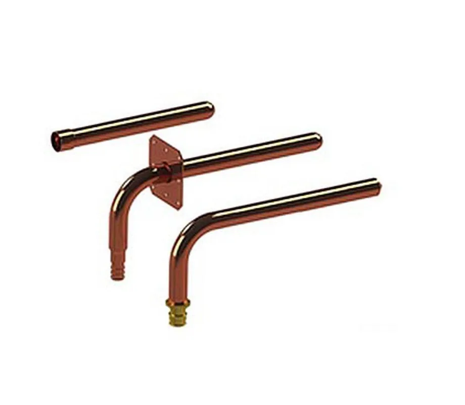 Lsp P-8107 Stub Out Copper 1/2In Expex 90 Degree Bend 8In W/Flange