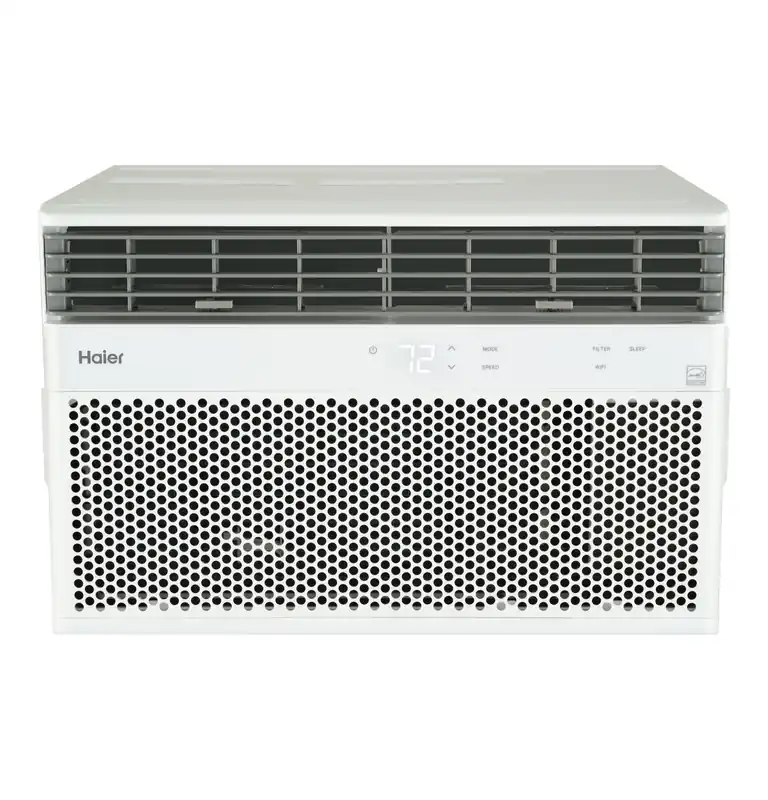 Ge Appliances QHEK08AC Haier 8,000 BTU Smart Electronic Window Air Conditioner for Medium Rooms up to 350 sq. ft.