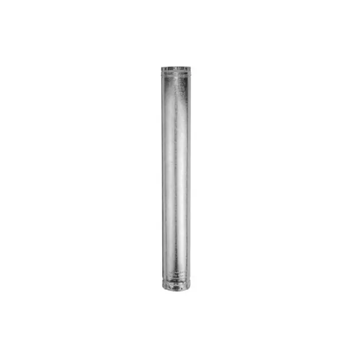 Amerivent 3E12 Series 12 inches Type B Gas Vent Pipe Section in Galvanized