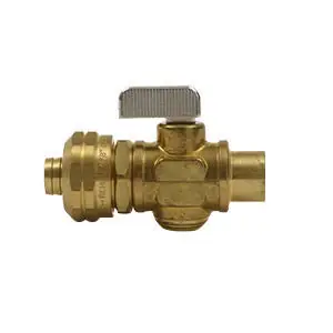 Rehau 260277 1/2 pex comp x 1/2 cf ball valve