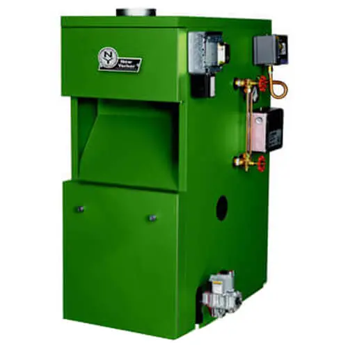 New Yorker CGS50C CGS-C Series 85,000 BTU Output Electronic Ignition Cast Iron Gas-Fired Steam Boiler w/ LWCO (NG)