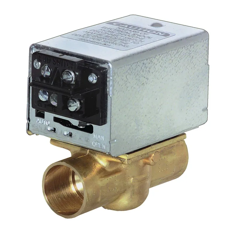 Honeywell Residential V8043F1101 24v Zone Valve 1 inches Sweat 2 Pos N/C With End Switch Cv=8.0