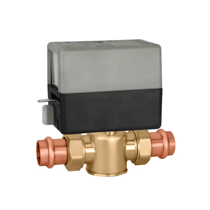 Caleffi Z44P 1/2 inches Press 2-Way Zone Valve w/ 18 inches Wire Leads, 3.5 Cv (24V)