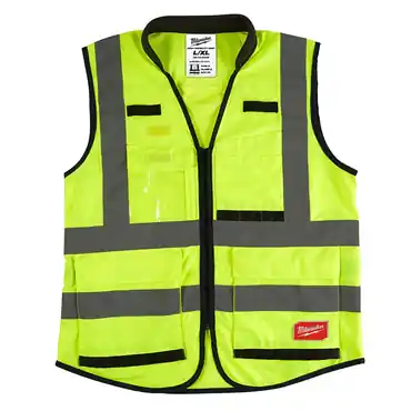 Tool 45242552610 High Visibility Yellow Performance Safety Vest L/XL